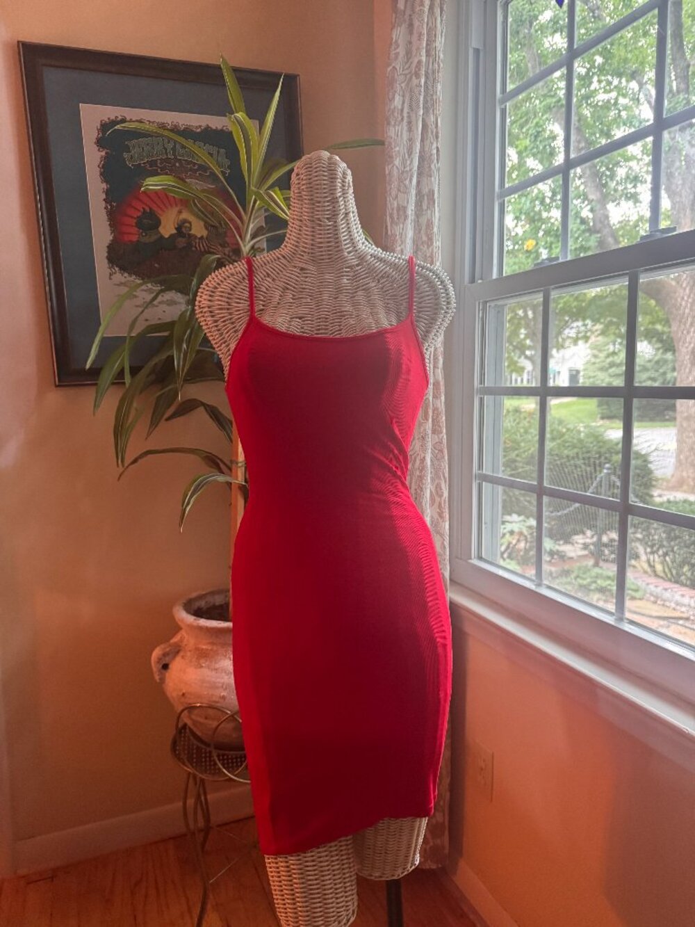 Reoria Red Mini Bodycon